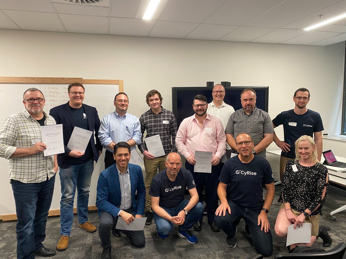 cyriseco's tweet image. Sydney CyRise bootcamp complete! These graduates should be very proud of themselves. Incredible progress has been made in the last five days. Ideas have been refined. Messaging sharpened. Founders formed. Well done! 🎉 #ozcyber #cyberbootcamp #gameon