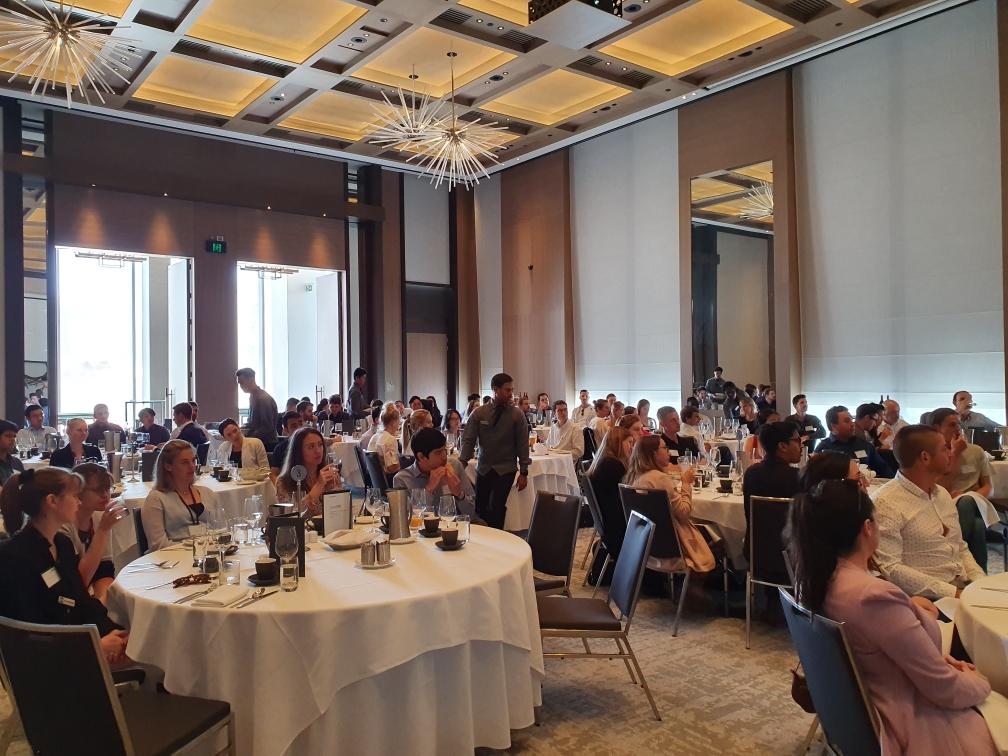 FutureNet_WA's tweet photo. Sue Murphy AO addressing attendees at this year's FutureNet WA EOY Event #leadership #Engineering #builtenvironment @FutureNet_WA @ConsultAusWA @ConsultAus https://t.co/fXr8MYoFHZ