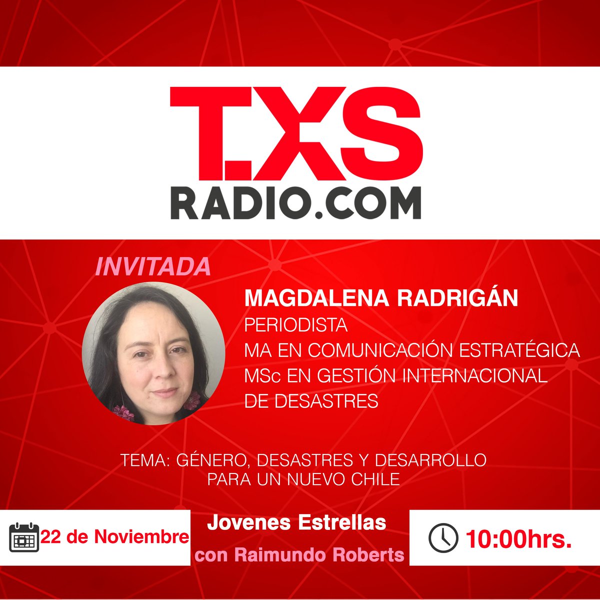 txsradio's tweet photo. 😎😎Viernes de lujo!!!!💎💎

@maneradrigan con @rairob 

Paulina Cataldo de @AccionCircular con @JaimeColomaT 

Sebastian Pilasi de @clubdinnovacion con @Ivan_Baeza 

@mazuniga de @ChiletecOrg con @edu_castillo 

Disfruten y que tengan un gran fin de semana!!!
🤟🤟🤟🤟🤟🤟🤟🤟 https://t.co/kKMKS5t0iC