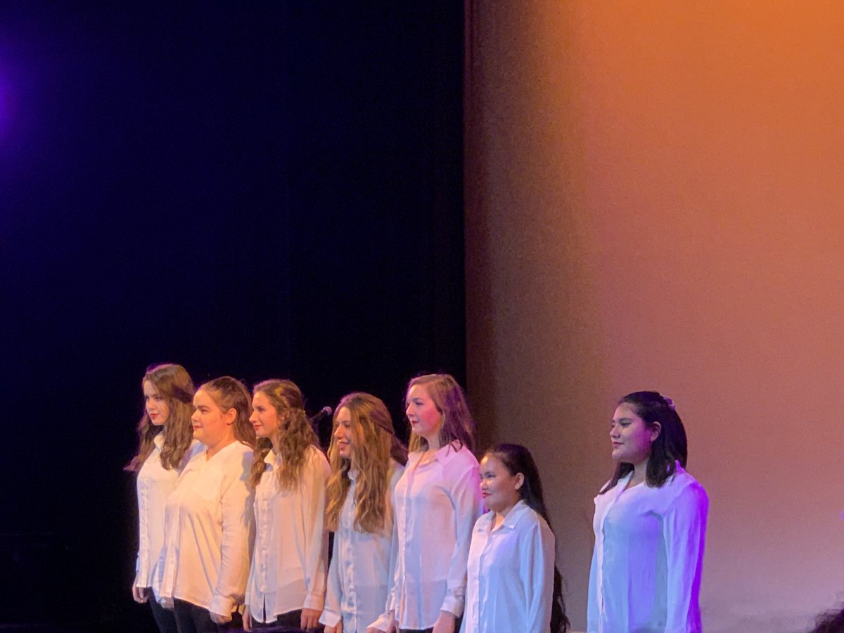 Gibbons_Vocal's tweet photo. Incredibly thankful, blessed, and proud of these girls for representing the chorus and dance collaboration @EricaSeninsky @dance_cghsnc Fall 2019. https://t.co/22uAo0zLwh