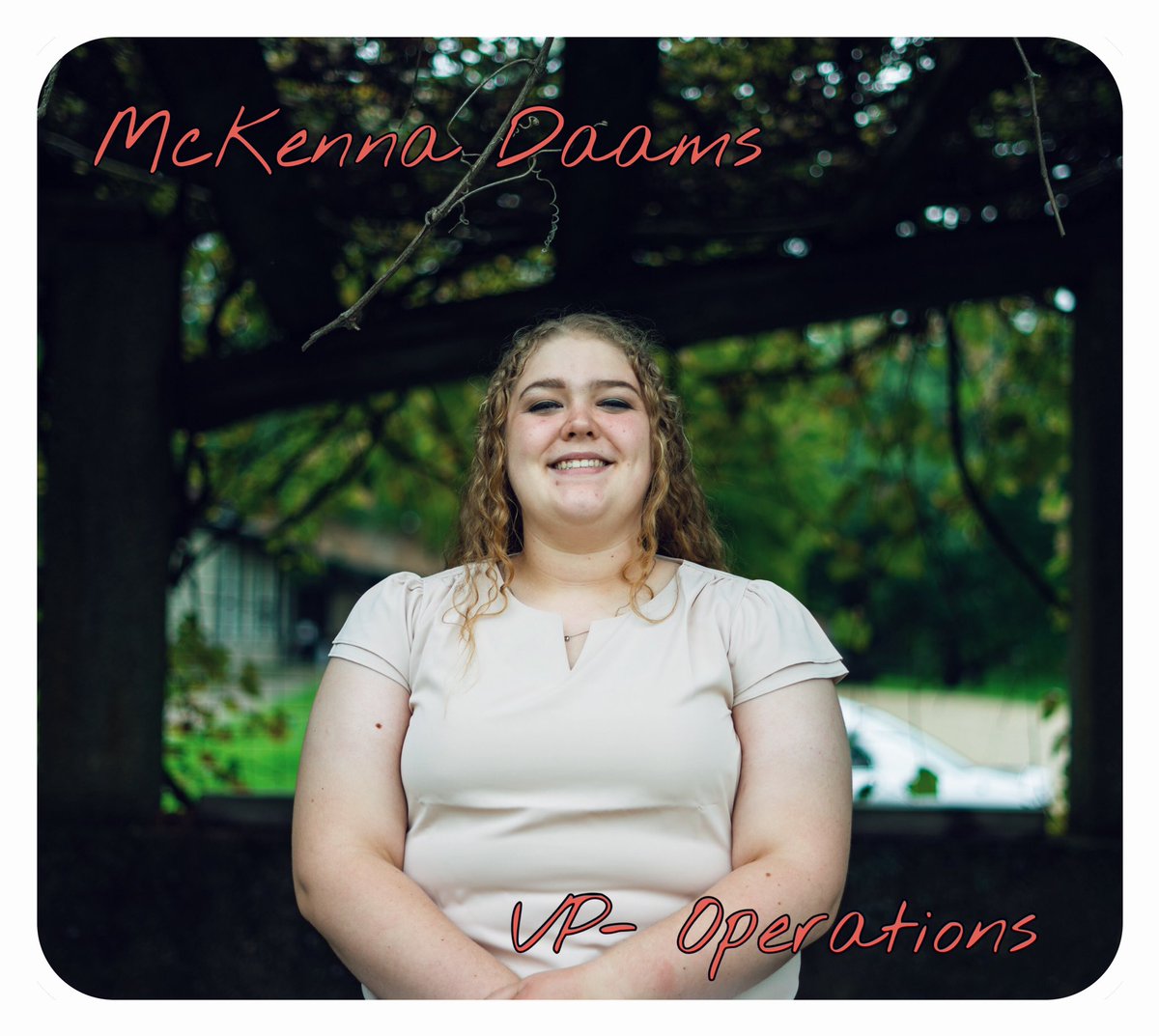 Meet our VP- Operations, McKenna Daams! McKenna is a double major in Business Management and Studio Art. She is looking forward to helping the chapter stay organized and helping her sisters find new ways to be more involved! Congratulations, McKenna! 💚