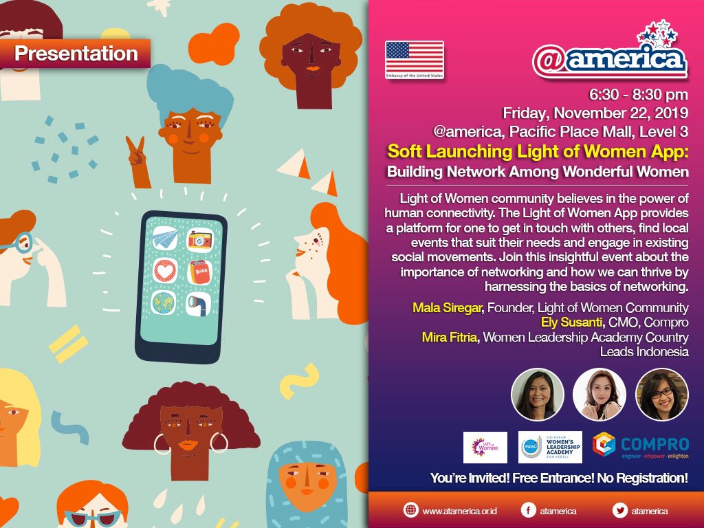 LightofWomen's tweet photo. This is for today ladies! I know you wont miss it! @EventJakartaCom https://t.co/XhCNtPAVVQ