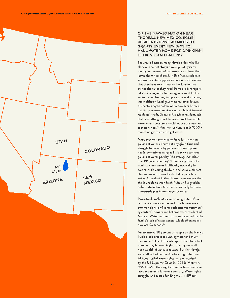 COPE_Program's tweet photo. Indigenous Peoples living in rural areas are more likely to have trouble accessing water than any other racial group in America. Read more of COPE is collaborating with DIGDEEP to accelerate solutions in Red Mesa, AZ.

https://t.co/EYID7Jbwnh

#NavajoNation #CopeProgram https://t.co/ZM6A5CCxfP