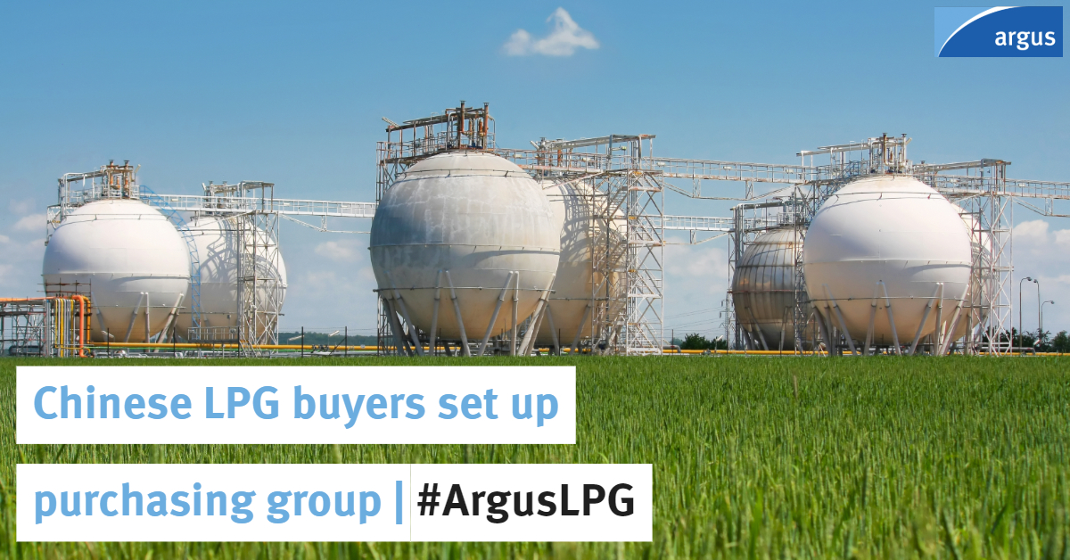 ArgusMedia's tweet photo. 10 #LPG buyers in China have teamed up to increase their bargaining power and help cut import costs. The group held its first meeting in Shenyang, Liaoning province last week | #ArgusLPG #CPCIF
Find out more: https://t.co/CtkQFT56SU https://t.co/IyUXOCbXpv