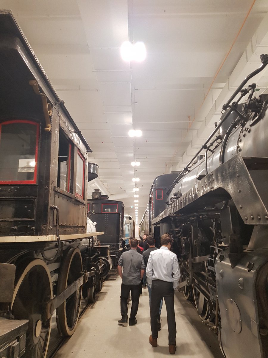 briandawson's tweet photo. Wow, walking the rolling stock in the #IngeniumCentre. So impressive! #ingeniumbigmove @IngeniumCa https://t.co/nq9KI4wxDY