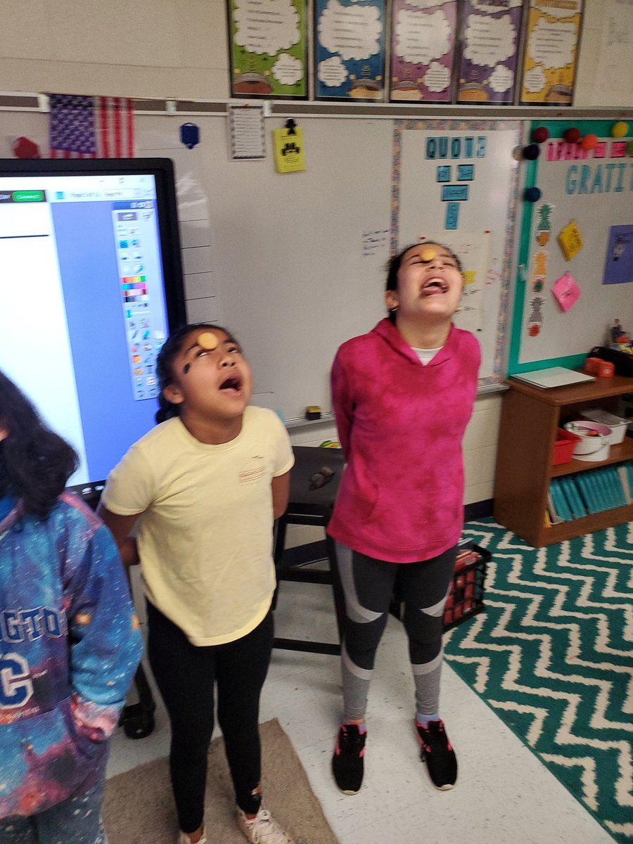 Iteach5th3's tweet photo. Minute to Win it game of the week - Cookie Monster! This one was a hit and had teams cheering hard for each other! #kidslovecookies #classroomcommunity #teambuilding https://t.co/XPq9Bhhq8f
