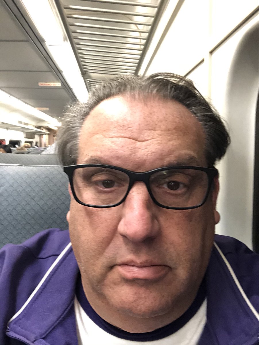 It’s 830 pm on the train after a long day of showing purple all over NYC! Hear my bed calling all the way from Newark. ⁦@PanCAN⁩ ⁦@pancanphilly⁩ #WPCD #PANCaware