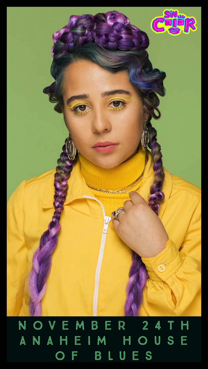 Don't forget I'll be back 
<a href="/HOBAnaheim/">House of Blues Anaheim</a>
 for a full band set with special guests accompanying me on stage. Visit sincolormusic.com for tickets.
Hair: <a href="/NenaSoulFly/">Nena Soul Fly - LadySoulFly</a> 
#livemusic #Anaheim #yellow #specialguest #weekend #gold #hairart #photographer #IndieMusic #diyartists