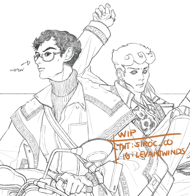 last wip before i post this during giomis week yeet

#jjba #giomis 