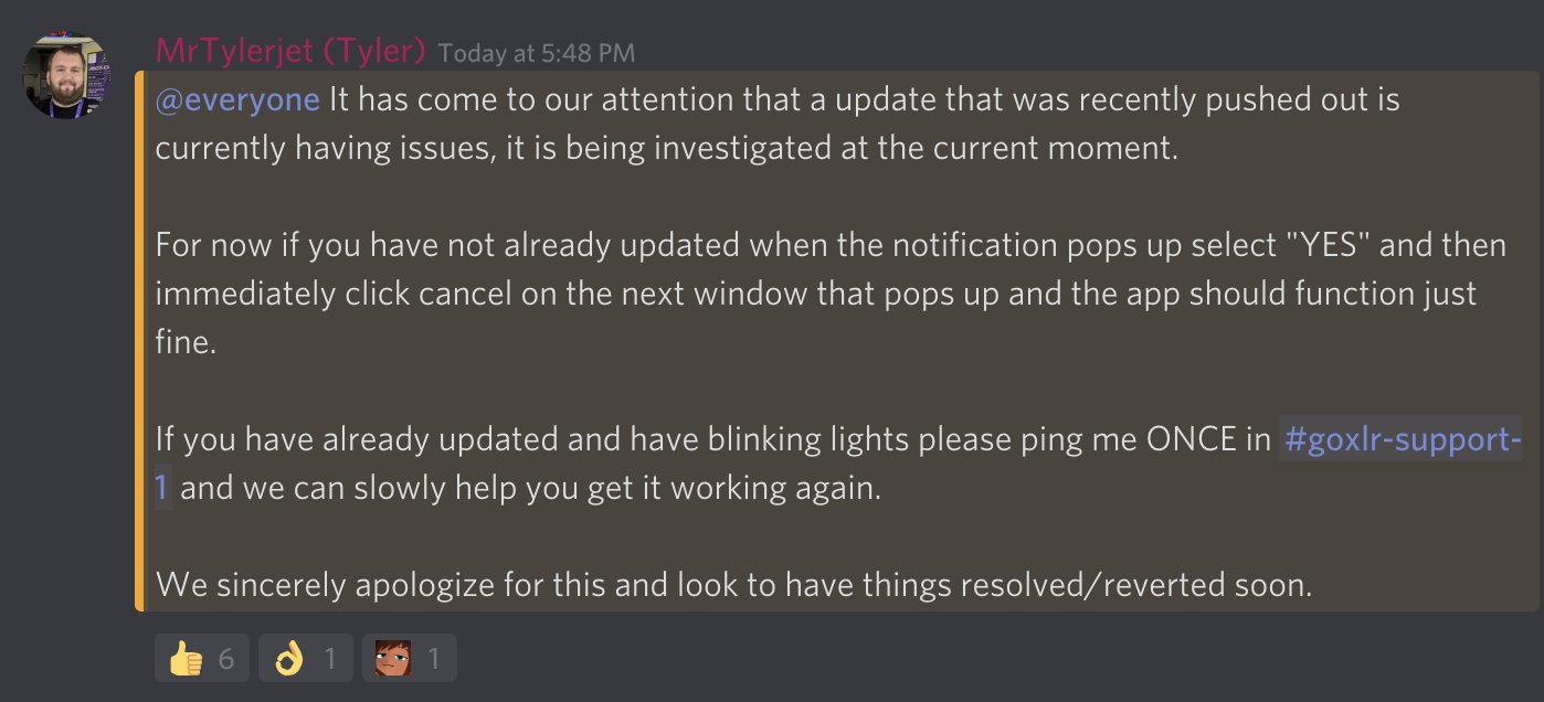 Tc Helicon Gaming Recently The Incorrect Firmware Version Was Uploaded To The Update Server While We Work To Revert It We Have A Solution Posted In Our Discord T Co Uunzx3kfax T Co Lnerha3ipz Tc Helicon Gaming Recently The Incorrect Firmware Version Was Uploaded To The Update Server While We Work To Revert It We Have A Solution Posted In Our Discord T Co Uunzx3kfax T Co Lnerha3ipz