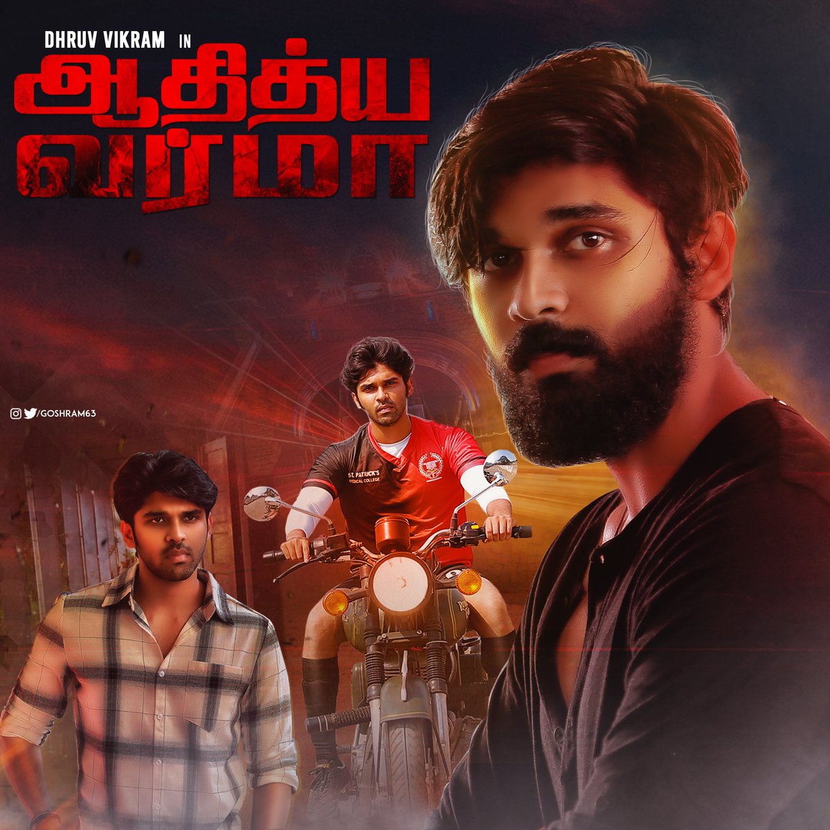 MaariBala_Offl's tweet photo. Best wishes to the #ChiyaanVikram's son #DhruvVikram for a Successful in Kollywood film #AdithyaVarma, Wishing you Successful Actor in Future !!!
Behalf of all @dhanushkraja Fans #DFCTeam ... 💫 ♥
#KollywoodWelcomesPrinceDHRUV
#AsuranBB50Days ❤
#AdithyaVarmaFromToday🔥 https://t.co/eRTtzCCdsl