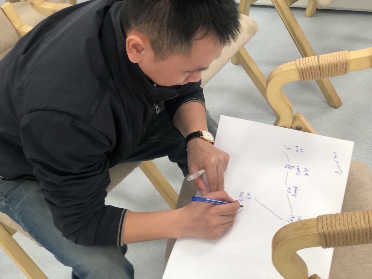 LearningEy's tweet image. Discussing individuals journeys, why have we choose this ECE path