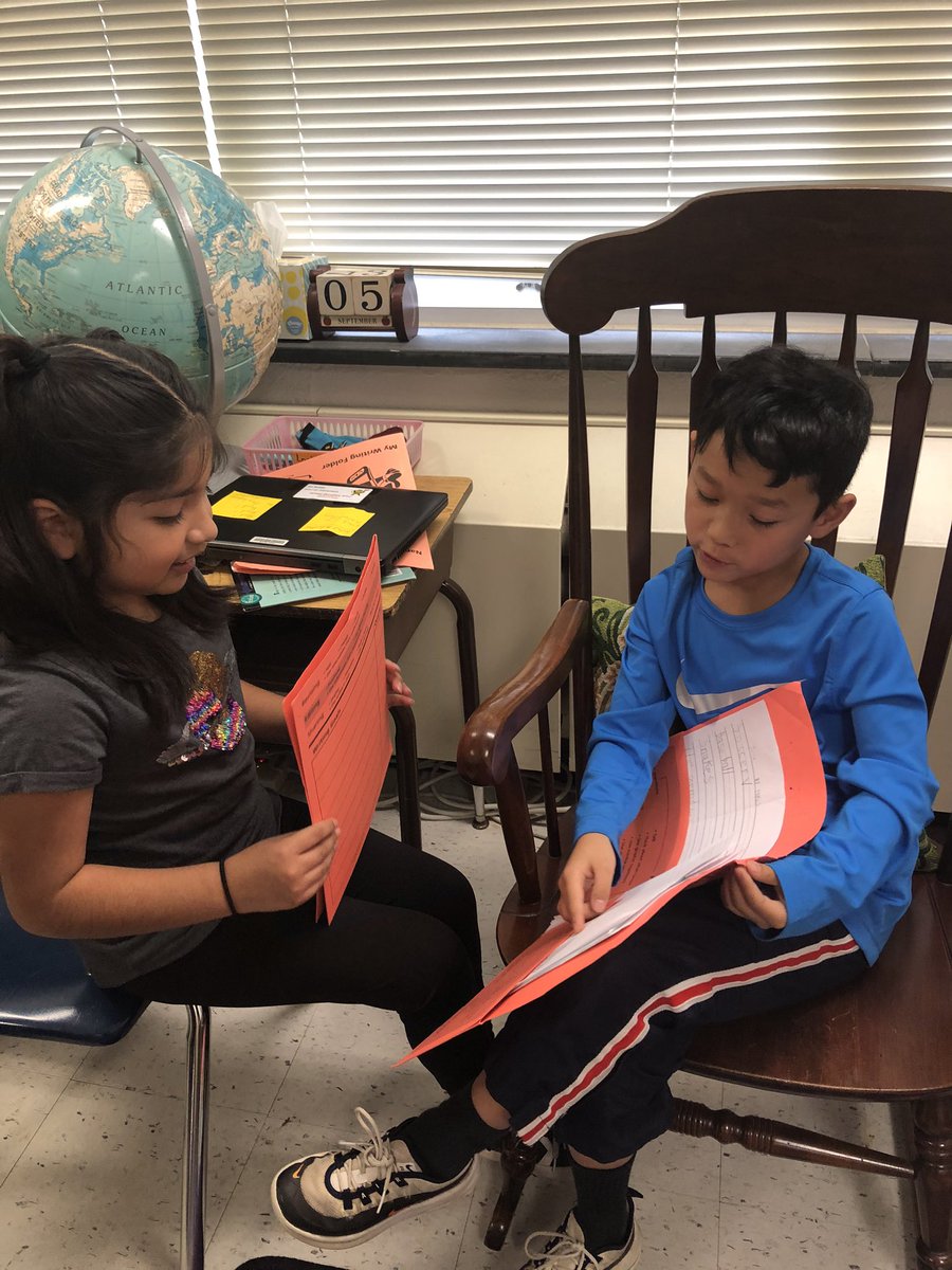 Learning to be good communicators during conferencing with your writing  partner. <a href="/ChrisieMoritz/">CEMoritz</a> <a href="/Herndon_ES/">Herndon Elementary</a>