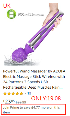 ALOFAofficial's tweet photo. ⚡️ Black Friday ⚡️  - Prime Exclusive Discounts😍
(UK) Ends at 29/11/19 23:59
Kegel Ball: https://t.co/UalrhWAruf
Wand Massager Large: https://t.co/b5pXqh2AyC
Wand Massager Purple:https://t.co/qYuRelkg4o
Wand Massager Pink: https://t.co/XKR7AQjaow
#ALOFA #Amazon #blackfridaydeals https://t.co/UfkQ8bStoi