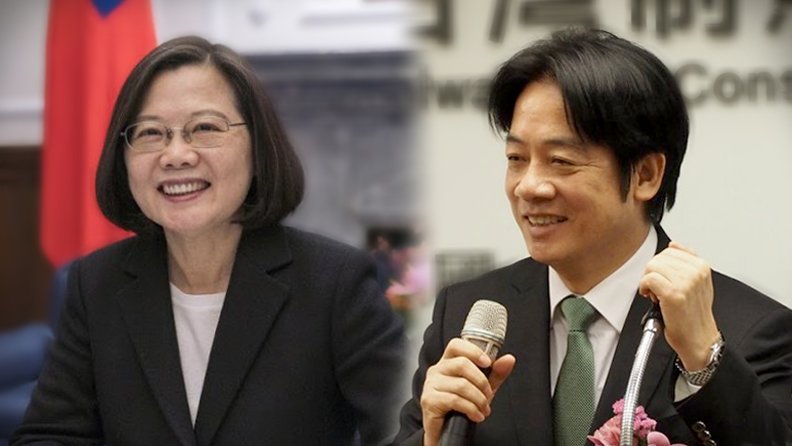 1) La chef de l'Etat sortante, Mme Tsai Ing-wen 蔡英文, est candidate à un second mandat. Son colistier est M. William Lai 賴淸德, ancien maire de Tainan, ancien premier ministre de Tsai et son ancien adversaire à la primaire présidentielle du Parti démocrate-progressiste (DPP).