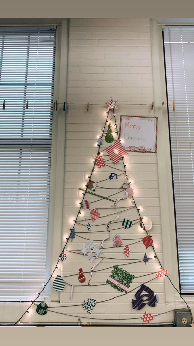 We put up our class tree today. 🎄