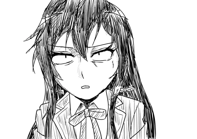ネタバレかもガセネタかも知れない俺ガイルイラスト

ゆきのん、目が腐る
#やはり俺の青春ラブコメはまちがっている。
#俺ガイル
#ネタバレ注意 
