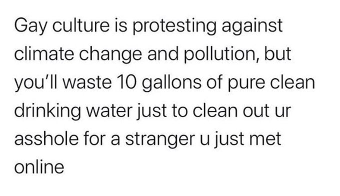 Jokes on you bitch cause I MAKE THEM DRINK IT. https://t.co/EAM00vGYN1