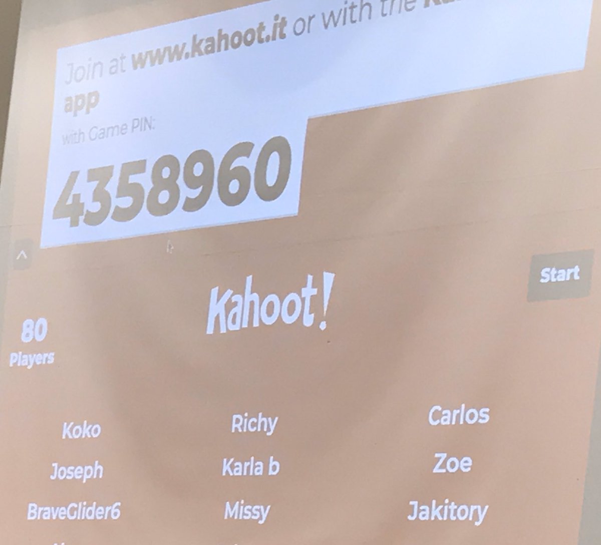 Gilsped12's tweet photo. Incredible game of Kahoot with our parents. 3rd grade teachers and students were demonstrating with the parents a fun way they learn in class. I think the parents liked it! @GetKahoot @EPISDLeeLions #iamepisd @Ebalansay https://t.co/hPO0C546JO