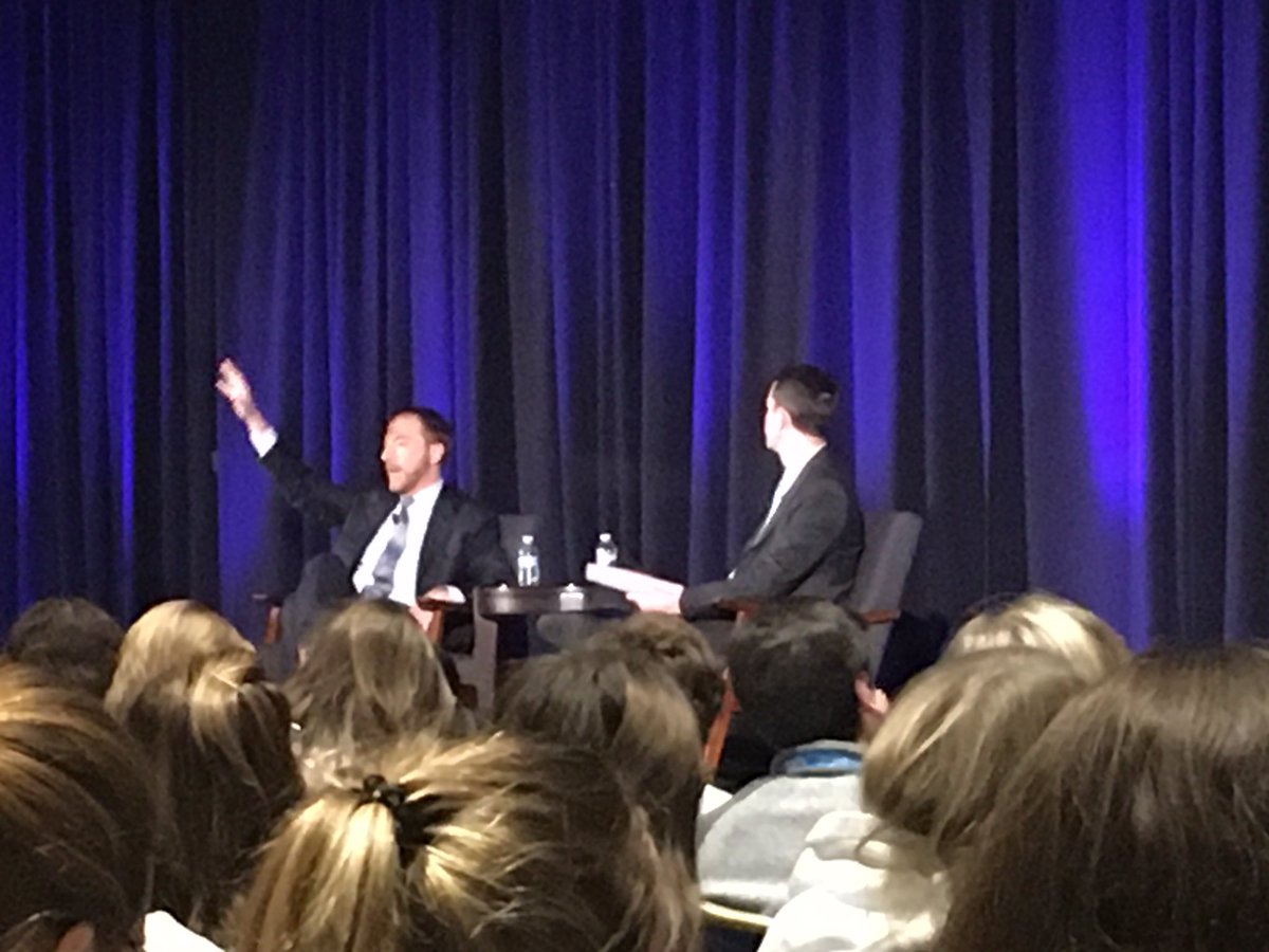 lauraemerson82's tweet photo. My students @WBHS_Bruins were so captivated by @chucktodd & they can’t wait for all of the workshops tomorrow! Thank you #JEA #NHSJC #FirstTimeAttendees https://t.co/pz3rB1POzY