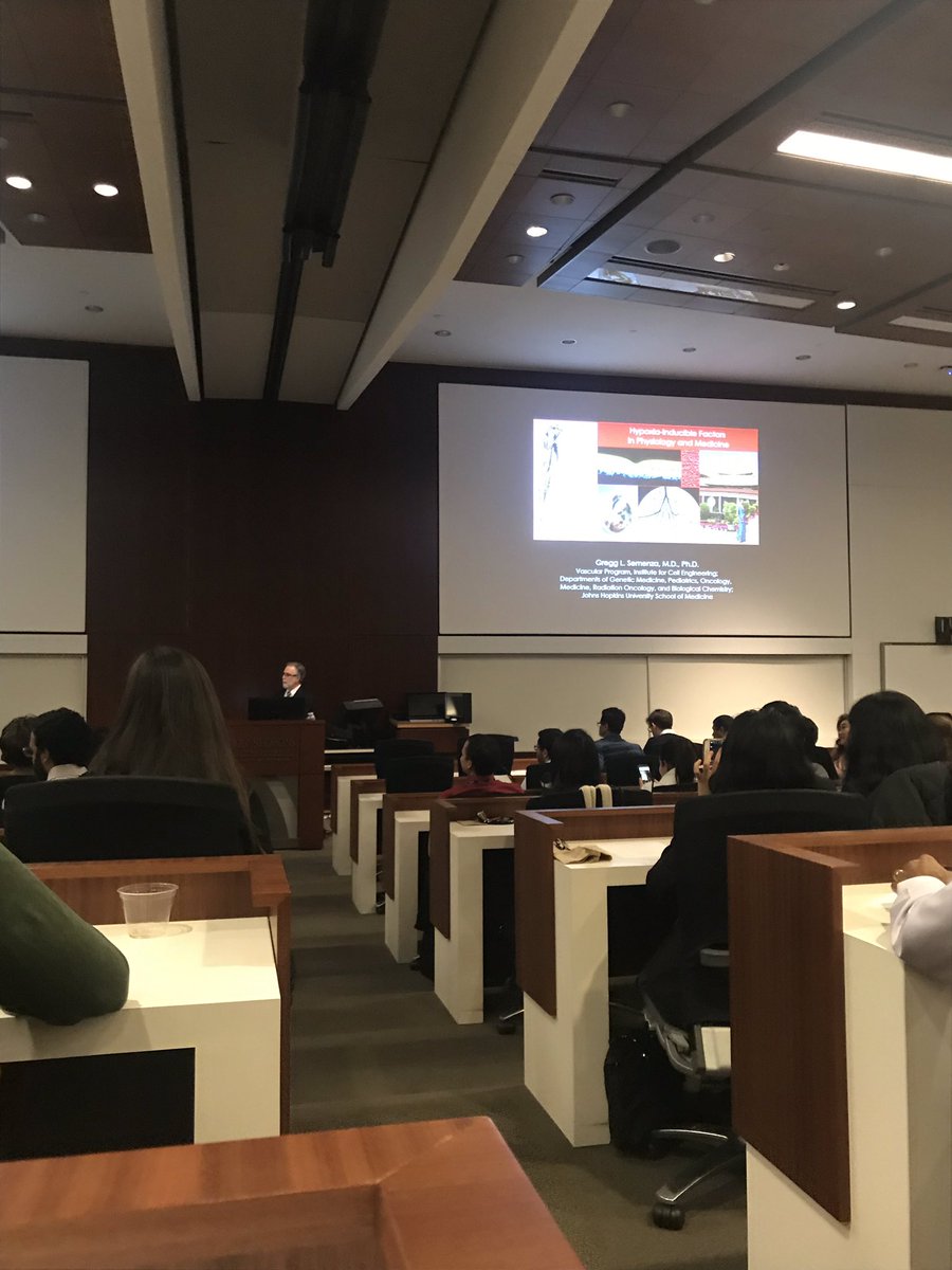 Hamied Alfaddagh (@dralfaddagh) on Twitter photo Had the pleasure of attending a lecture by Nobel laureate and <a href="/HopkinsMedicine/">Johns Hopkins Medicine</a> Professor Dr. Gregg Semenza on the discovery of #HIF-1. HIF-1 is expressed widely in cells in responce to hypoxia and plays an important role in the pathophysiology of CVD, retinopathy, and cancer. Had the pleasure of attending a lecture by Nobel laureate and <a href="/HopkinsMedicine/">Johns Hopkins Medicine</a> Professor Dr. Gregg Semenza on the discovery of #HIF-1. HIF-1 is expressed widely in cells in responce to hypoxia and plays an important role in the pathophysiology of CVD, retinopathy, and cancer.
