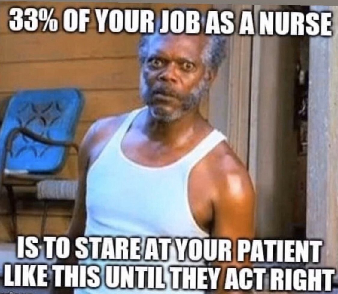 Replace nurse with “AT”
33% may be a little on the low side though lol 🤣