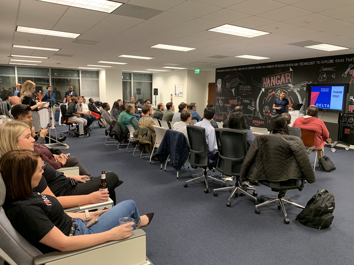 ATL_Angular's tweet image. Thanks everyone for the great meetup at @Delta! Hope to see everyone again in December!