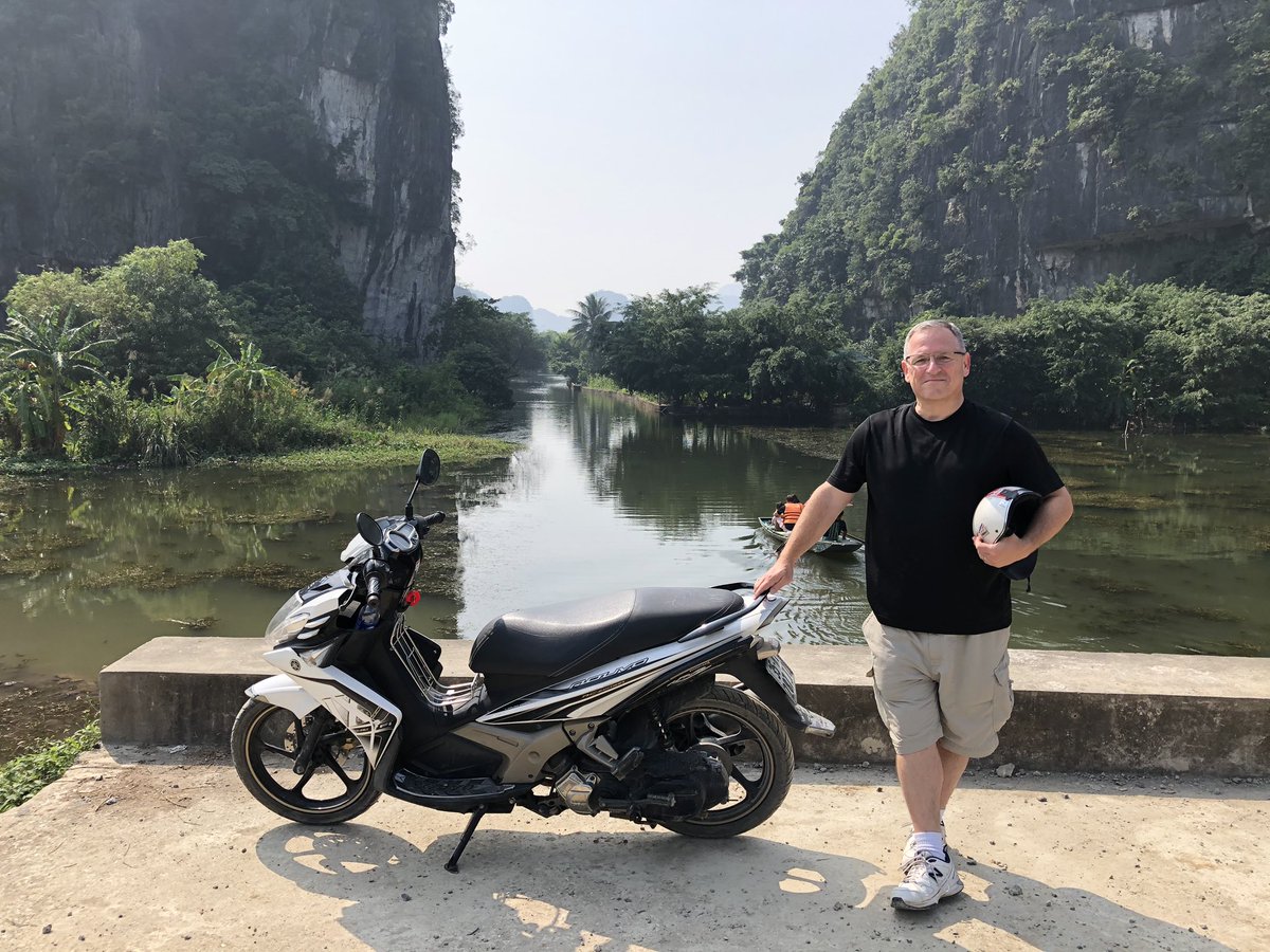 • Scooter rental, per day in Ninh Binh province: $5• Getting to spend a day tooling around in rural Vietnam: priceless #ScooterLife  #BucketList