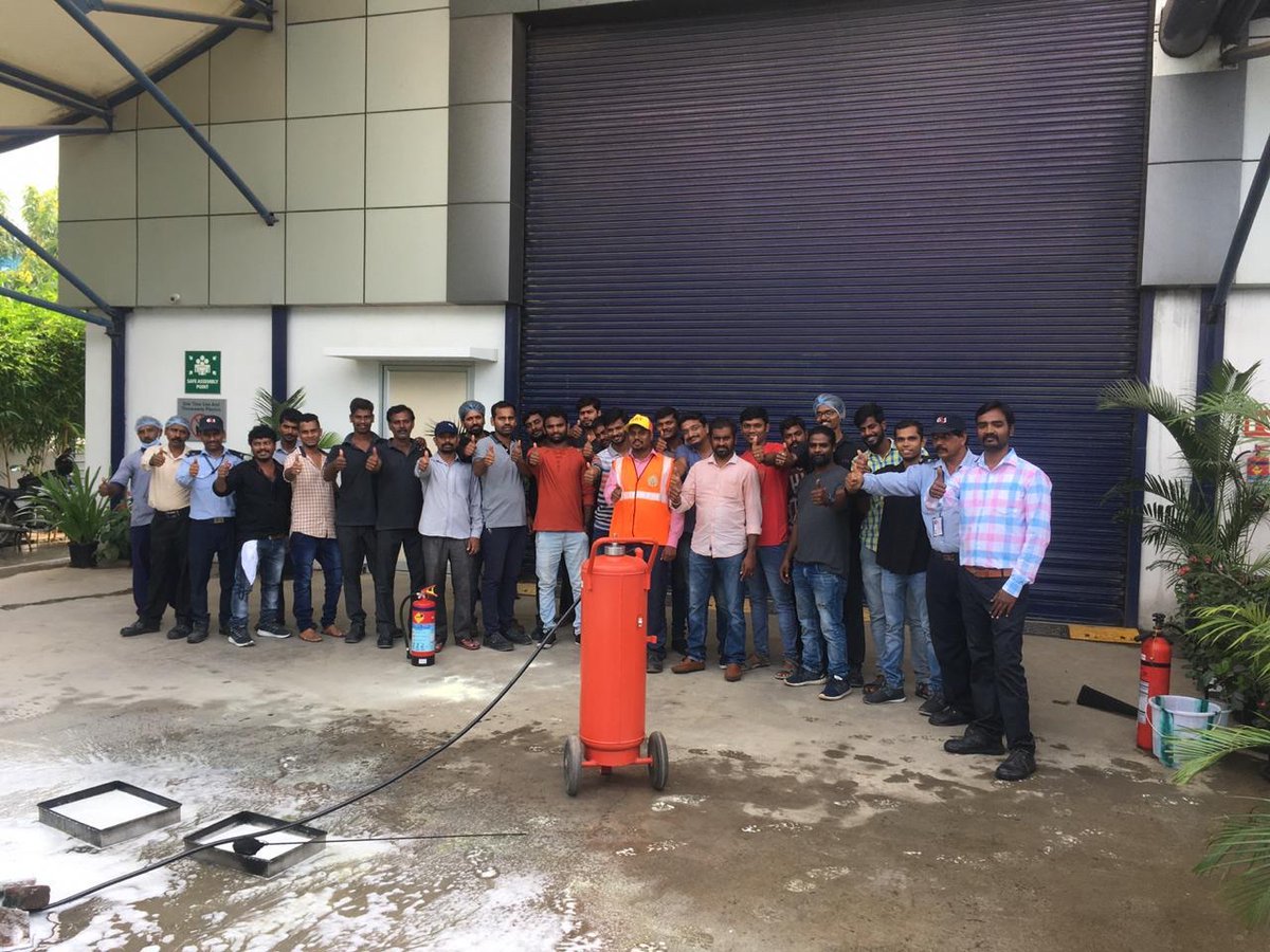 effgroup's tweet photo. EFF staff after successful completion of our in-house fire safety training program at EFF's factory in Chennai. #FireSafety #Manufacturer #Factory #FactoryTraining #Manufacturing #ChemicalPlant #ChemicalSafety #Fragrance #Flavours https://t.co/PnFkBvvkBr