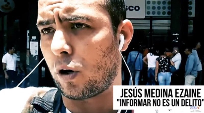 Exigimos la libertad Jesús Medina Ezaine

secuestrado por Diosdado Cabello en Ramo Verde 
Vía Dolar Today 
#LiberenaJesusMedina

#YoSoyJesusMedina 
#ALPHA