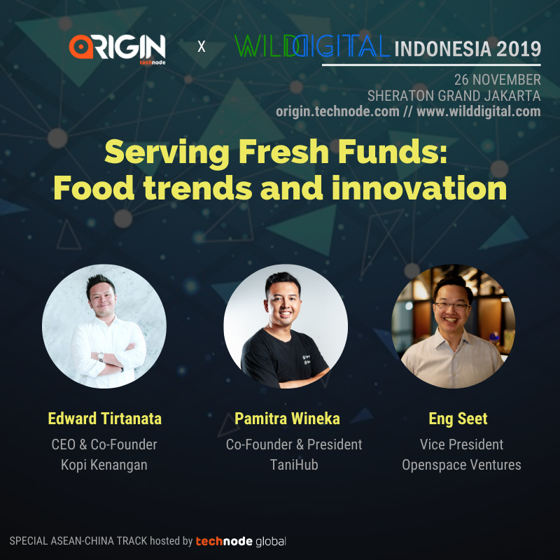 technodechina's tweet photo. At #ORIGINbyTechNode Indonesia, we will hear from Indonesian Food & Agri companies on how they find a sustainable business model on their quest for digital transformation. #WildDigital https://t.co/yIq5mm7jCw