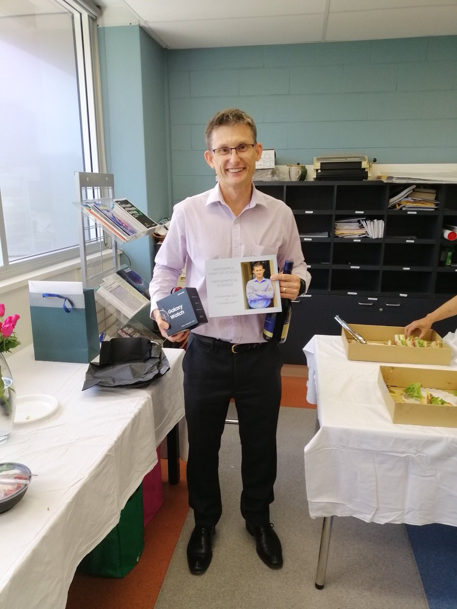 Thanks for your strong, committed and compassionate leadership Troy Farrell that has supported so many of us to grow and thrive. #qutmaths have lost a fantastic HoS but we are glad that we will continue to work with you as Deputy Dean of @QUTSciEng