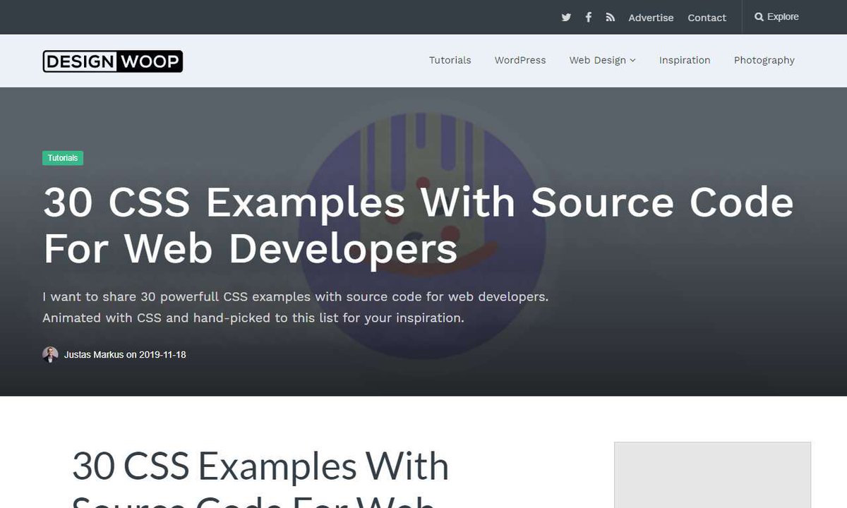 Devcide1's tweet image. 30 CSS Examples With Source Code For Web Developers
#plugins #opensourcewebdevelopment #tremendousexplosionpopularity #gallery #webdevelopers #development
via designwoop.com
☛ amp.gs/srQ0