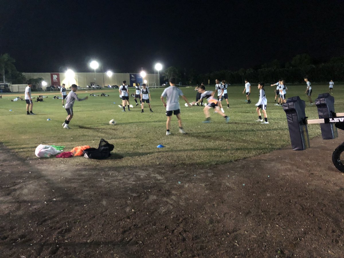 pelotatraining's tweet photo. Wrapped up the day observing @InterMiamiAcad 13’s, 14’s and 15’s train!! Best part of the night was the attention to detail and enthusiasm all the coaches had; those boys are in great hands!! #youthplayerdevelopment #alwayslearning https://t.co/vpl3Uf4WZO