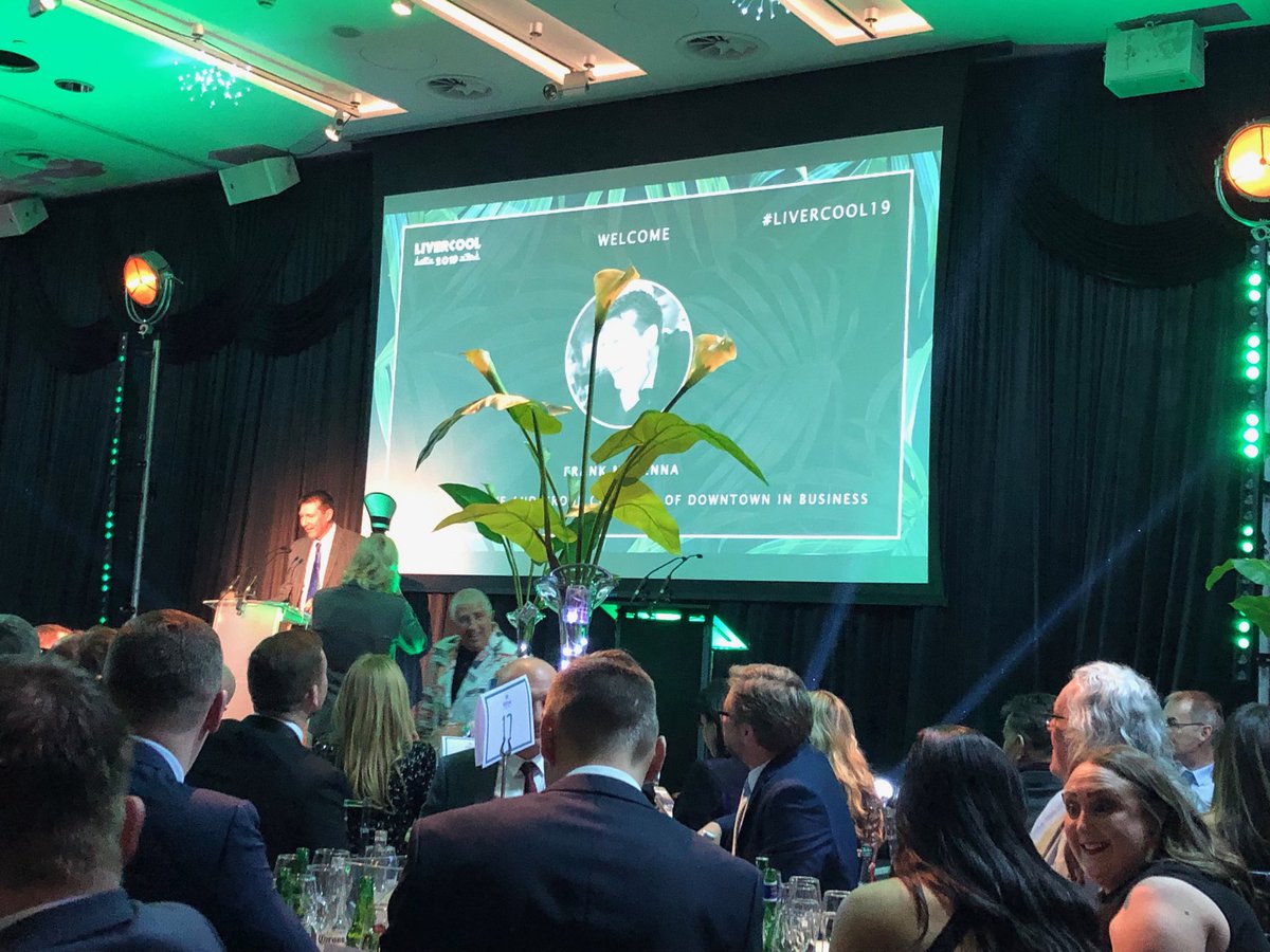 DIBChelsea's tweet photo. An incredible night working the livercool awards at the ⁦@hiltonliverpool⁩ with the ⁦@DowntownBusines⁩ team. Special thanks to ⁦@DowntownFrank⁩ and ⁦@DIB_Helen⁩ for running the event! If you know someone that’s interested in downtown get in touch! https://t.co/um8mEPWaJL