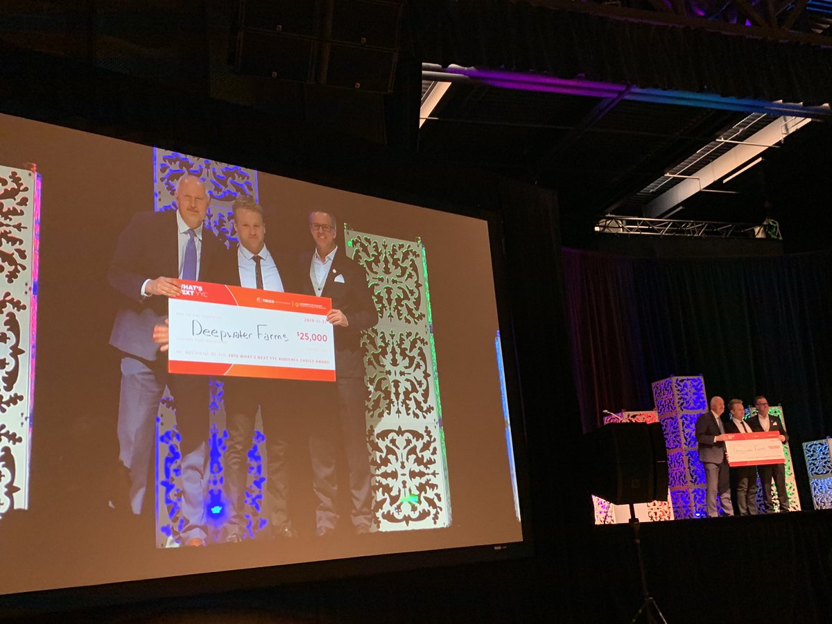 Trico Charitable Foundation (@tricofoundation) on Twitter photo Congrats to our Audience Choice recipient <a href="/DeepwaterFarms/">Deepwater Farms</a> for What’s Next YYC! #socent #yyc #entrepreneur #whatsnextyyc Congrats to our Audience Choice recipient <a href="/DeepwaterFarms/">Deepwater Farms</a> for What’s Next YYC! #socent #yyc #entrepreneur #whatsnextyyc