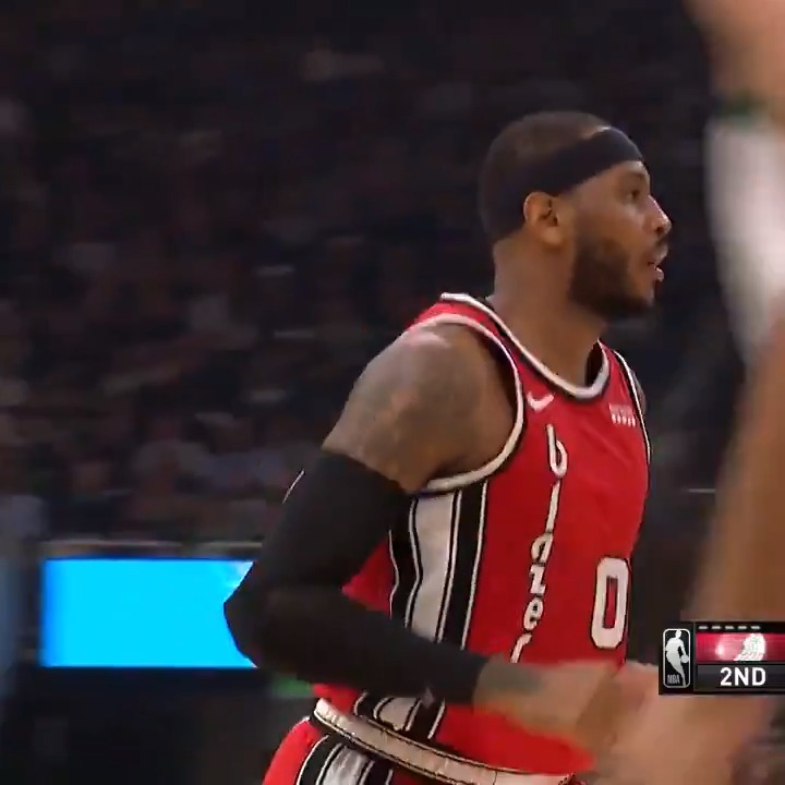 MEL0β£0β£
@carmeloanthony scored 18 PTS (3/5 3FG) with 7 REB & 4 AST for the @trailblazers #RipCity