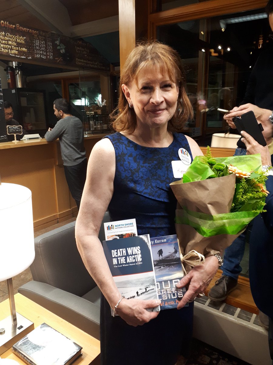 Julie Hunt (@juliewhitehunt) on Twitter photo Very proud of my sister-in-law, Kerry Karram, who was part of the local author celebration tonight. #kerrykarram <a href="/WestVanLibrary/">West Van Library</a> #Deathwinsinthearctic Very proud of my sister-in-law, Kerry Karram, who was part of the local author celebration tonight. #kerrykarram <a href="/WestVanLibrary/">West Van Library</a> #Deathwinsinthearctic