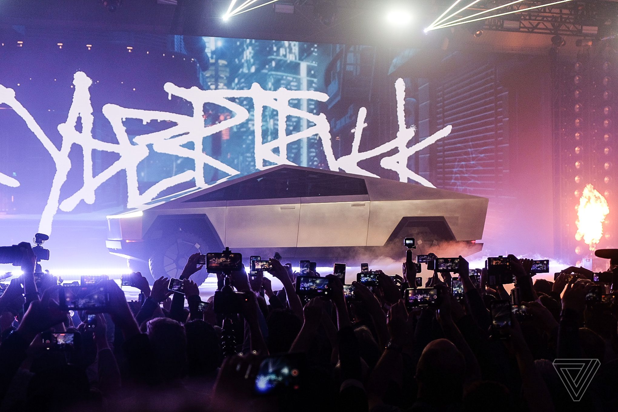 The Verge On Twitter Breaking The Tesla Cybertruck Pickup