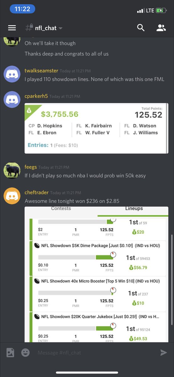 DeepSeaDFS's tweet image. WE BINKED THE SHOWDOWN 🔥🔥🔥🔥🔥🔥🔥🔥🔥🔥🔥🔥 LETS GOO!

#DFS #DraftKings #NFL