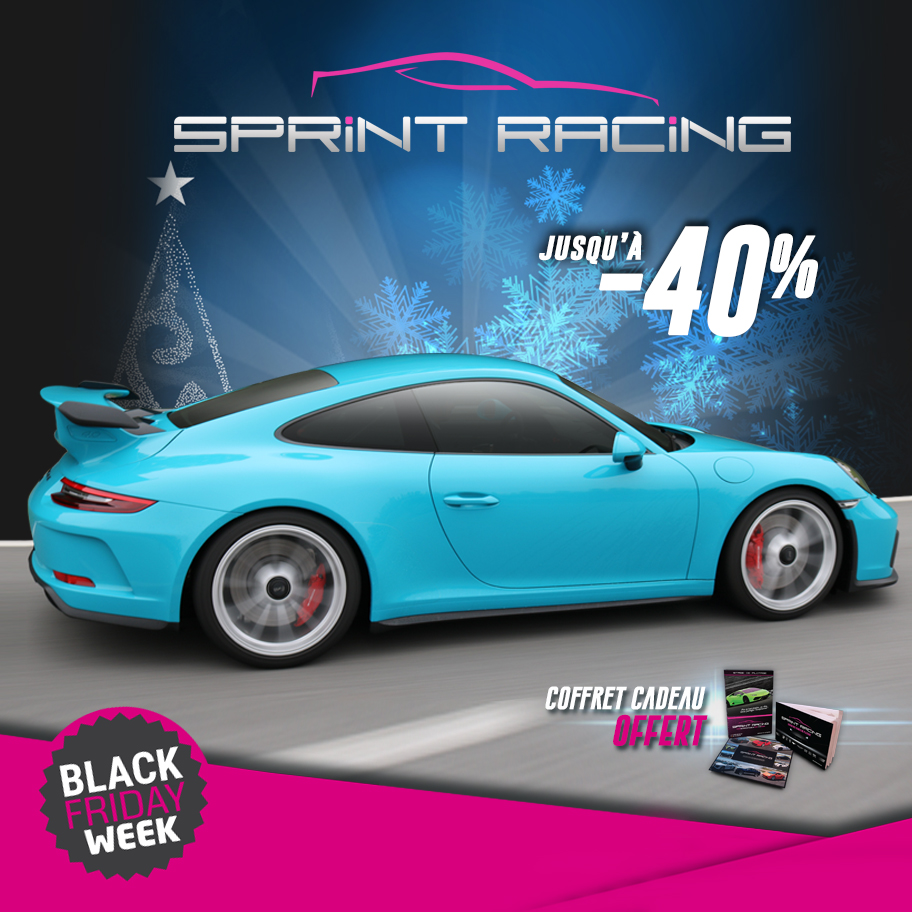 sprintracing's tweet photo. [ 🎁 BLACK FRIDAY WEEK 🏎 ]

🏁 Découvrez les Offres Spéciales BLACK FRIDAY sur nos STAGES DE PILOTAGE &amp; Préparez au mieux vos cadeaux de fin d'année grâce à Sprint Racing Ecole de pilotage 🏎

https://t.co/suSNhdEffp https://t.co/U1f3hcPQY8