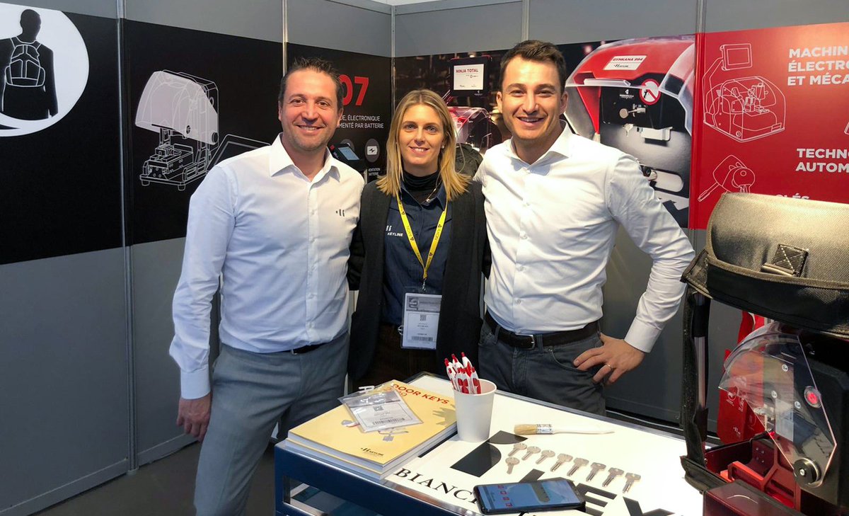 Keyline_SpA's tweet photo. Keyline at #milipolparis2019 . Here's a picture of our team all together ready to show our #keycuttingmachines and other Keyline products!
#Keyline #MilipolParis #milipol2019 https://t.co/3zl8GjnCmZ