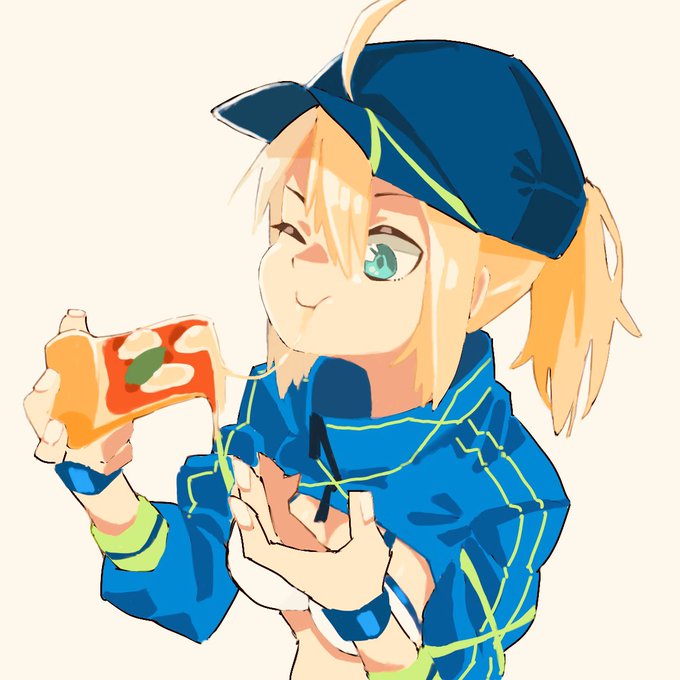 ピザの日のtwitterイラスト作品