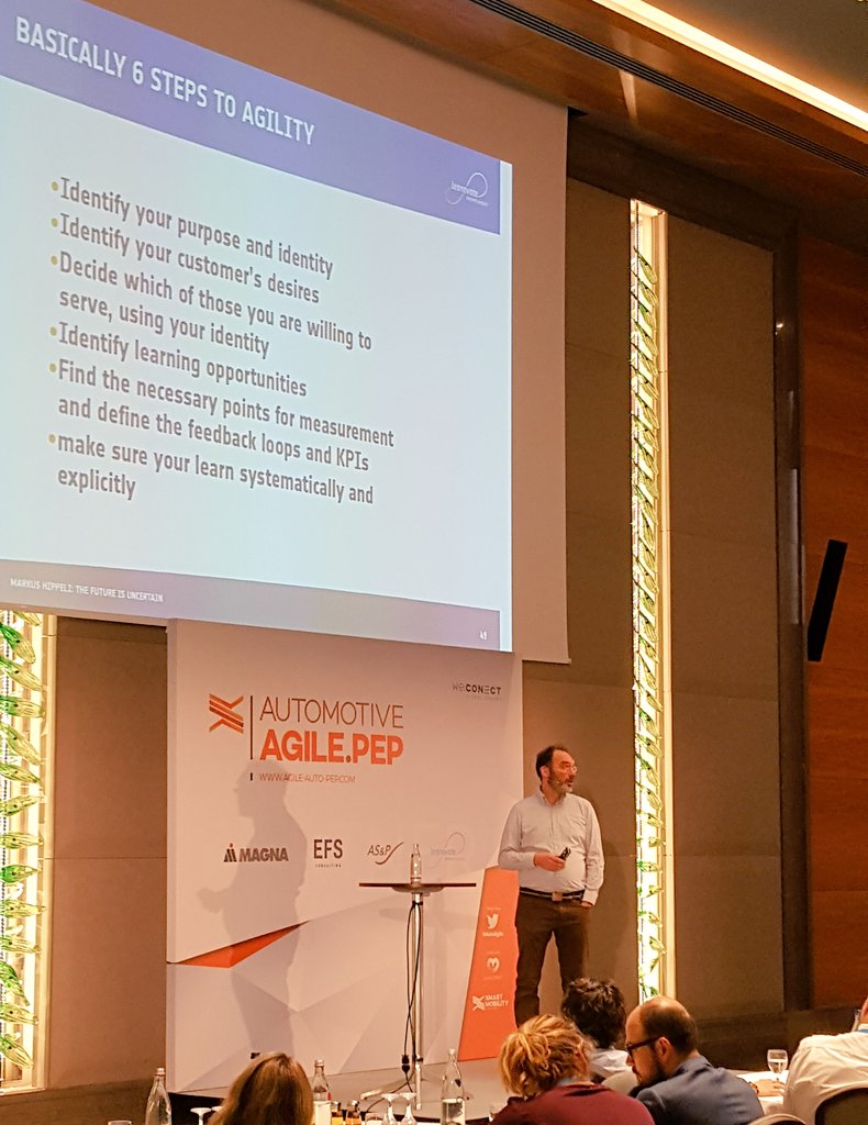 leanovateBerlin's tweet image. 6 steps to agility by @AngryAgilist #agileautoPEP #agilePEP #autoPEP #agile