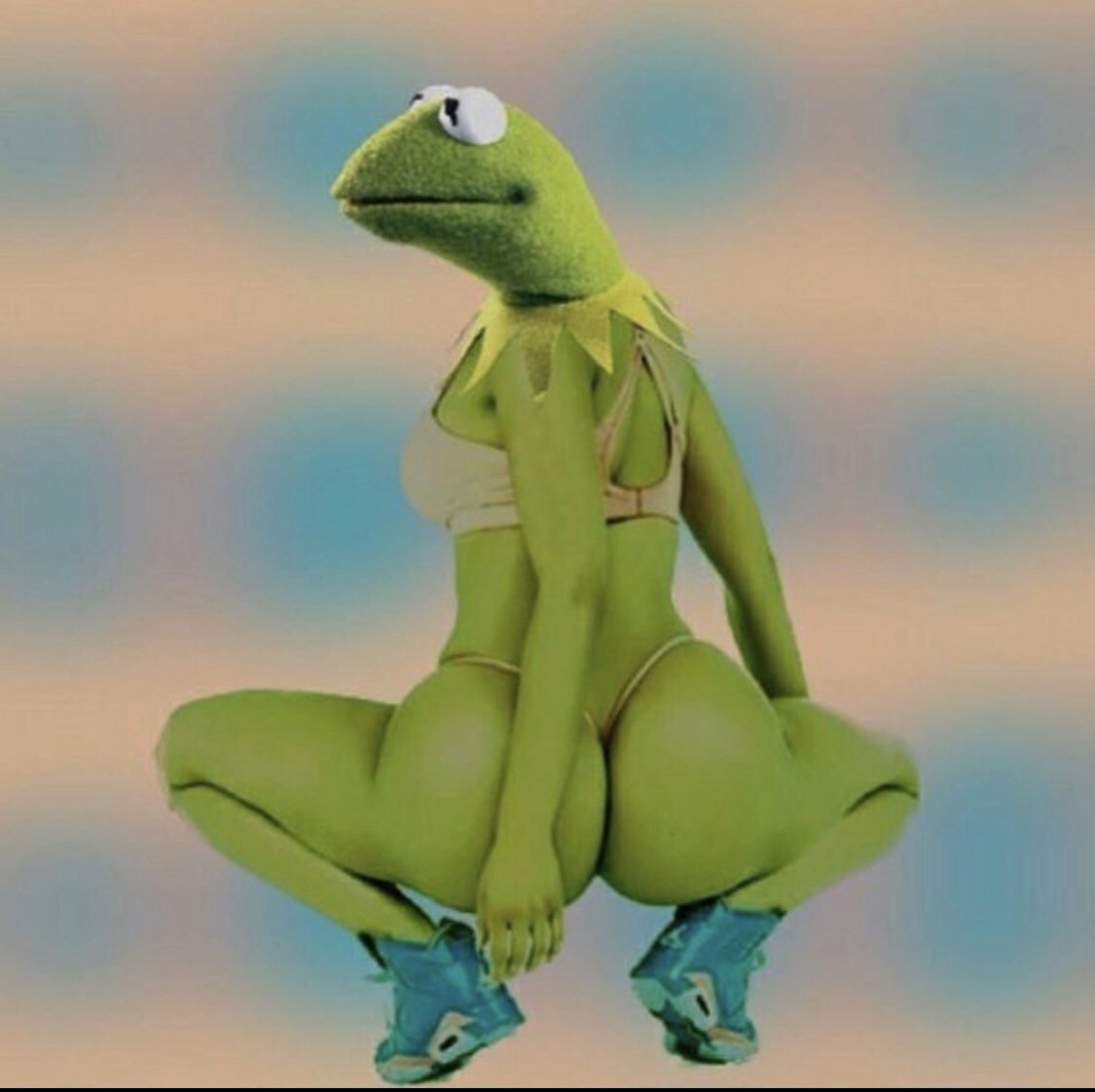 Slideshow naked kermit the frog.