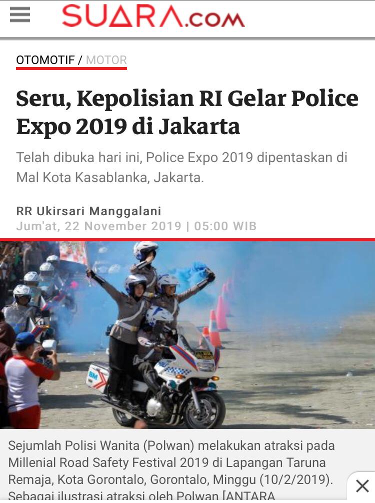 Seru gaes #PoliceExpo2019