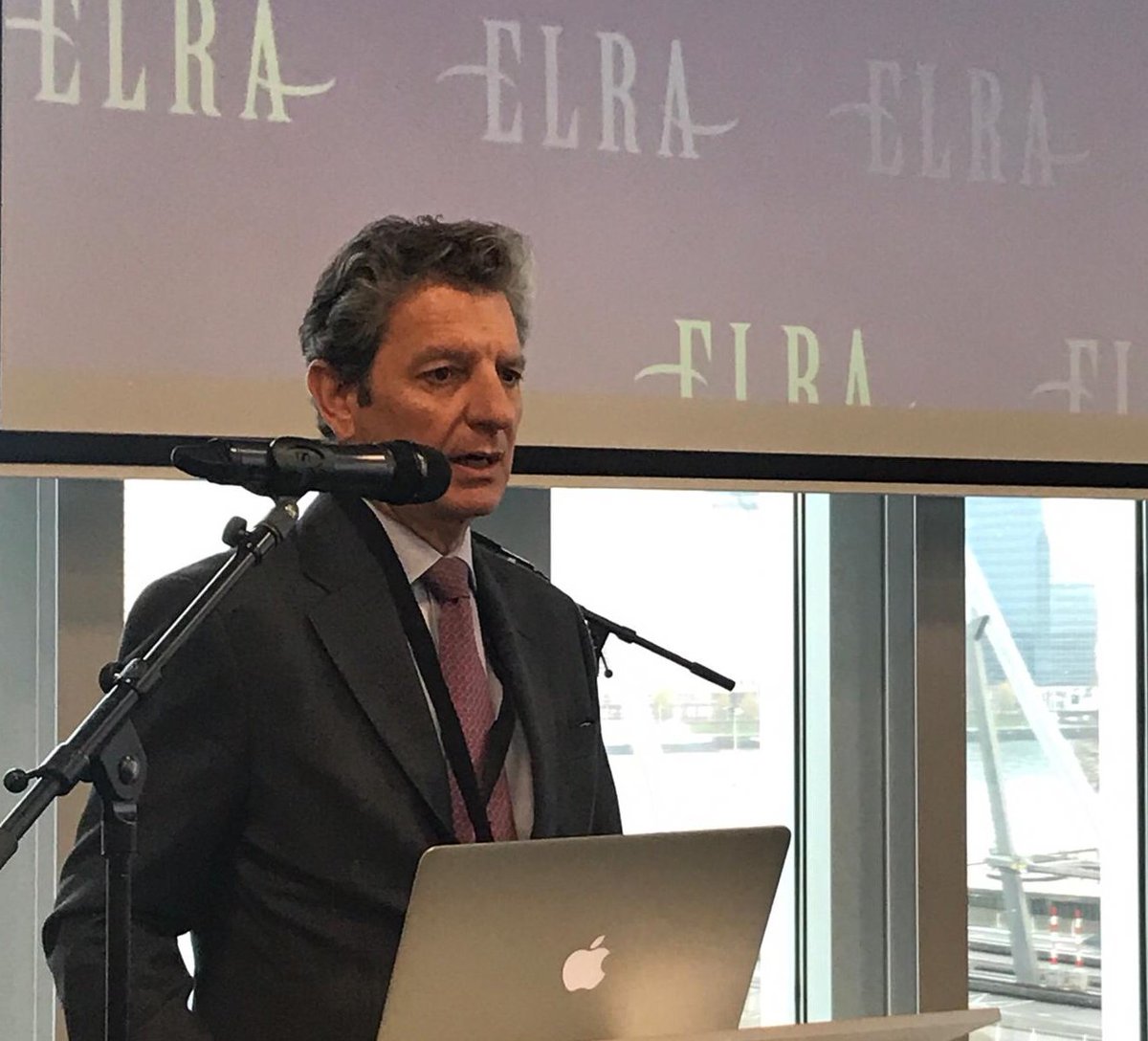 El presidente de #ELRA, Fernando de la Puente, abre en Rotterdam la XXVIII Asamblea General de la Asociación Europea de Registradores de la Propiedad, con el análisis de  implicaciones jurídicas de las #nuevastecnologías como debate central de su reunión anual