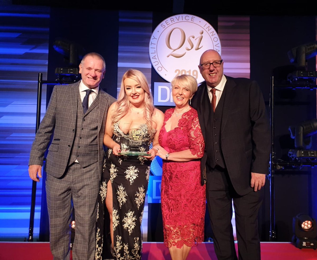 sunderlandtaxis's tweet image. We are delighted to have won the Gold Award for Marketing at the QSI @prodrivermag Awards last night 🏆🏅 #QSI2019 #ProDriver