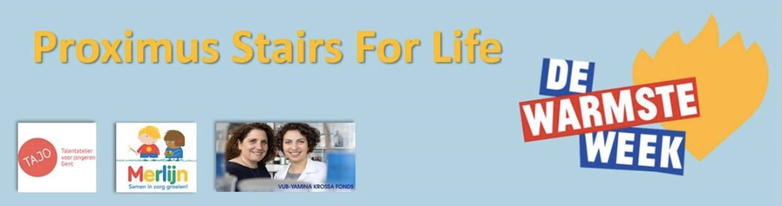 Today we launch the 4th edition of #ProximusStairs4Life action. I will participate and climb all stairs of both Proximus towers in Brussels on the 17th December in support of the Yamina Krossa Fund for cancer research. You can sponsor the run at proximusstairs4life.be.