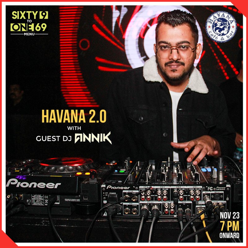 Set fire to the dance floor as DJ Annik plays some EDM classics! Drop in at Havana this Saturday and show your amigos the moves you’ve got! Tag them in the comments below.

#HavanaMumbai #CubanVibes #DJNight